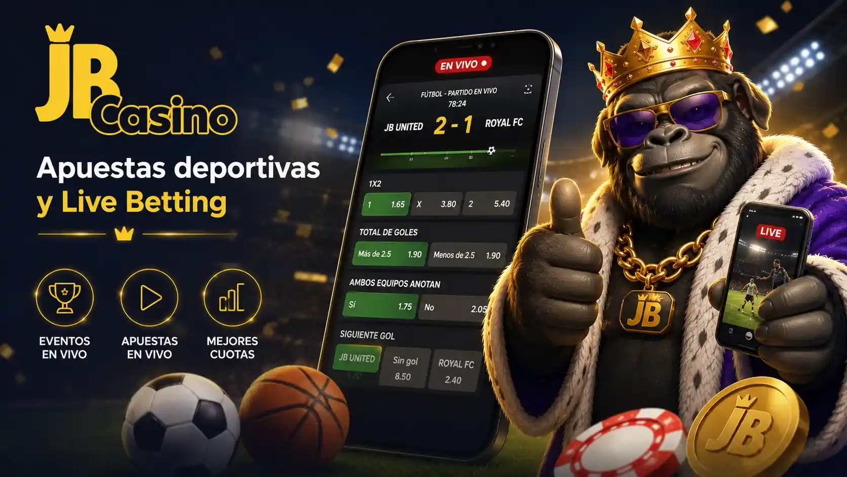 Apuestas deportivas y live betting