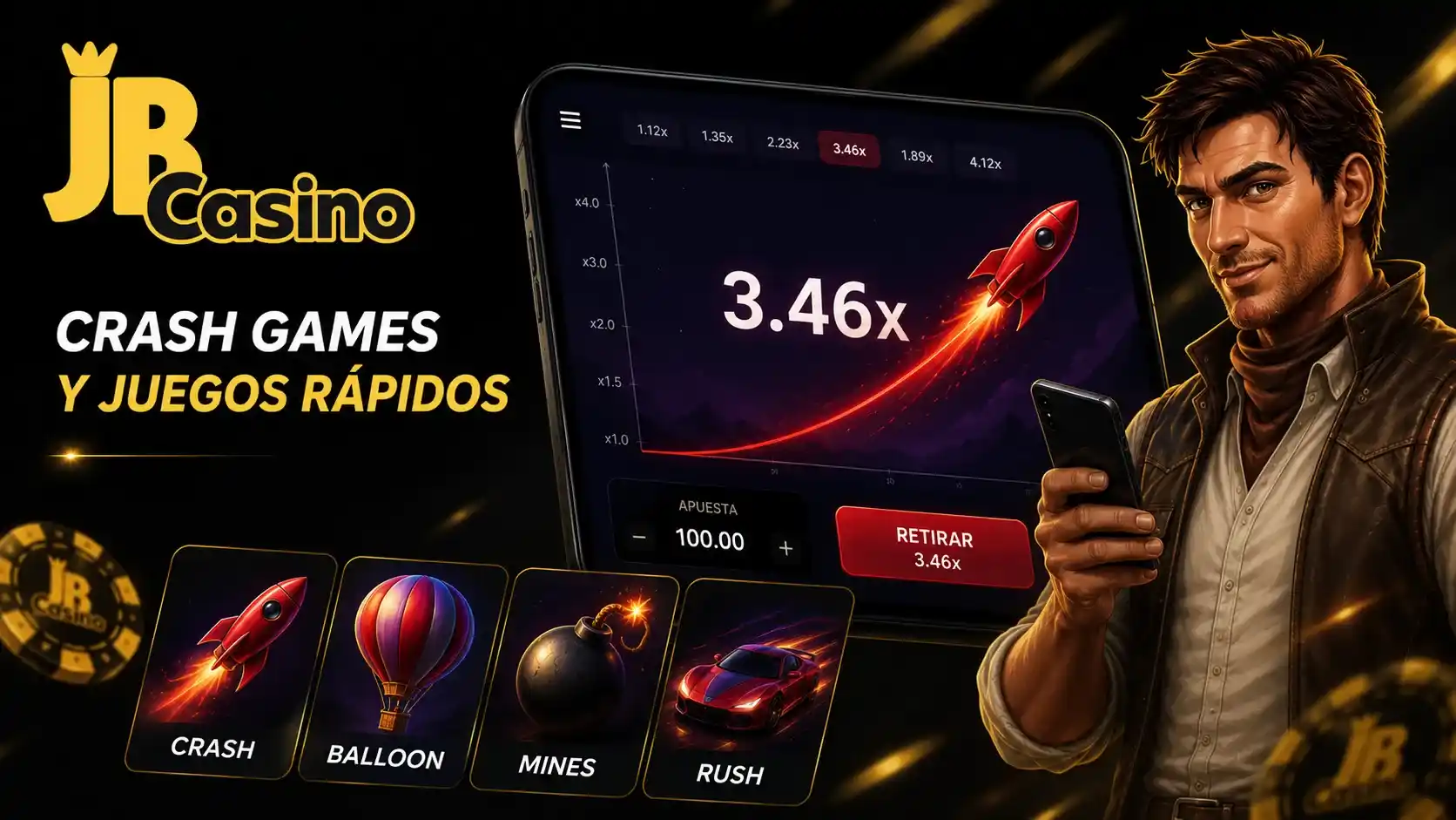 Crash games y juegos rápidos