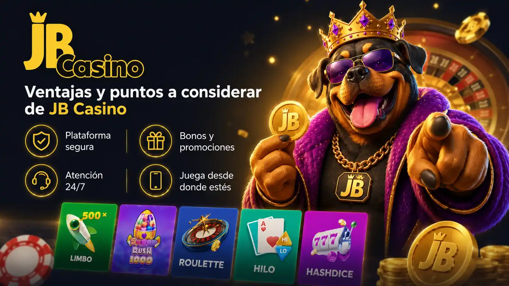 Ventajas y puntos a considerar de JB Casino